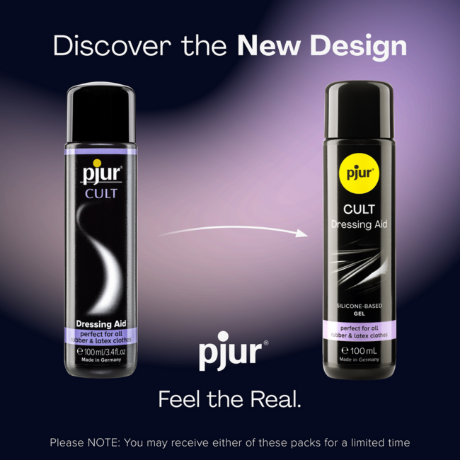pjur CULT Dressing Aid 100ml gel voor latex & rubber