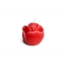 Red Flaming Rose Drip Candle
