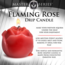 Flaming Rose Druipkaars Rood | XR Brands
