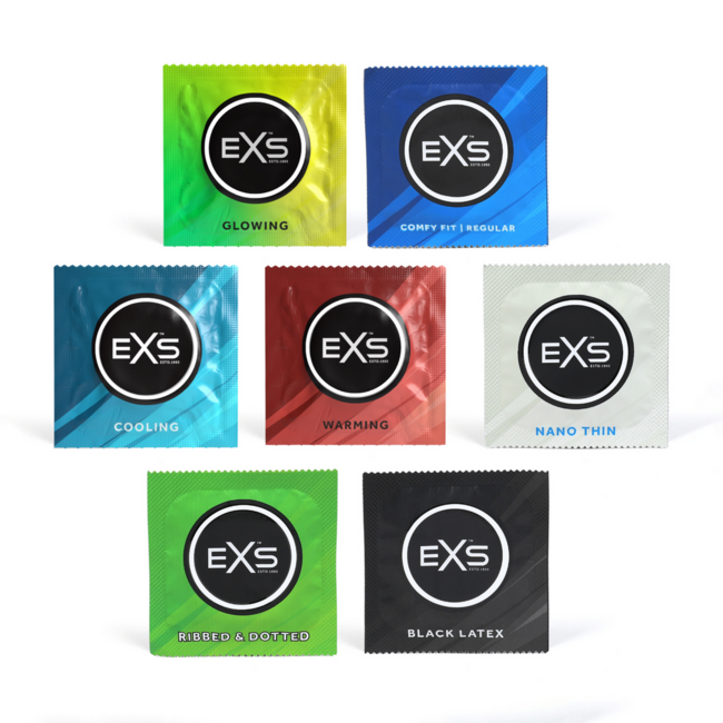 EXS Variationspaket 2: 48 Premium Latex Kondome
