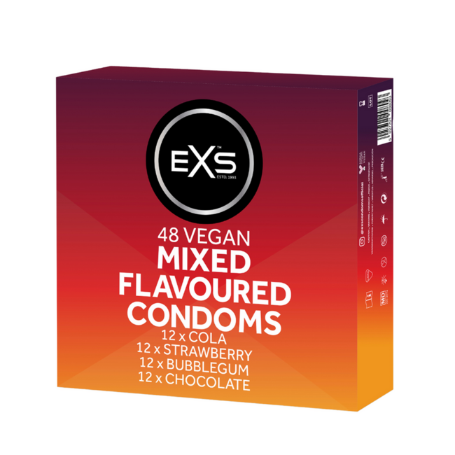 EXS Mixed Flavoured Kondome 48er Premium-Latex