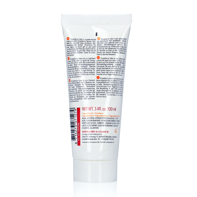 Glijmiddel Aardbei 100 ml | waterbasis & latexveilig