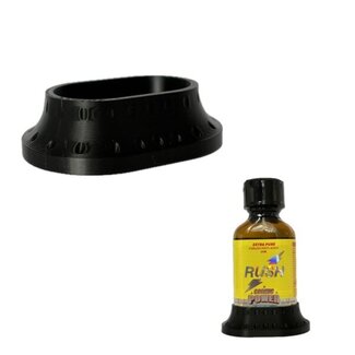 Unlimited No Flip Holder 24/25ml Oval Bottle - Black