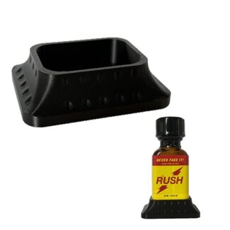 Unlimited No Flip Holder 24/25ml Square Bottle - Black