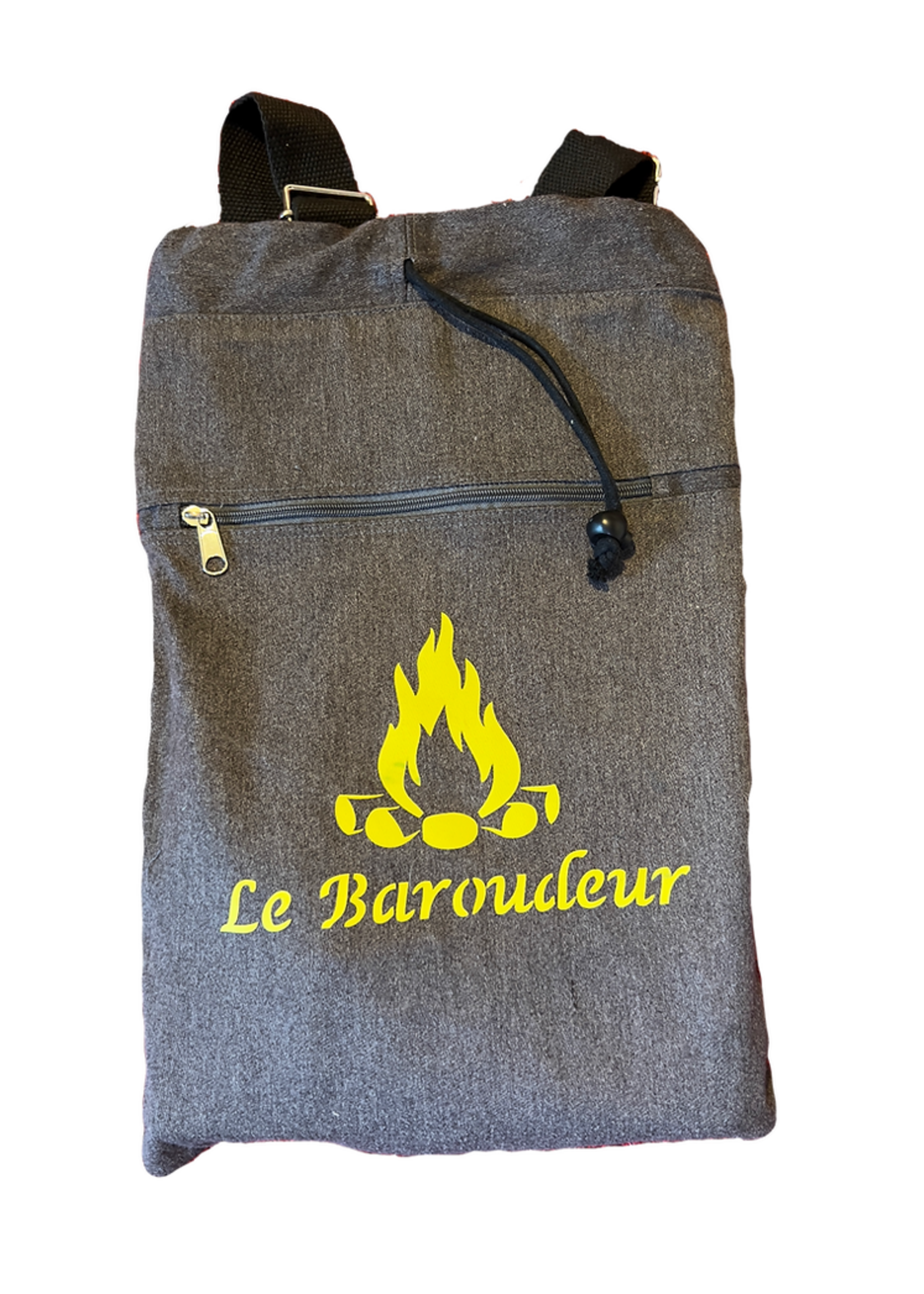 Le Baroudeur – barbacoa de carbón plegable, hecha a mano para camping