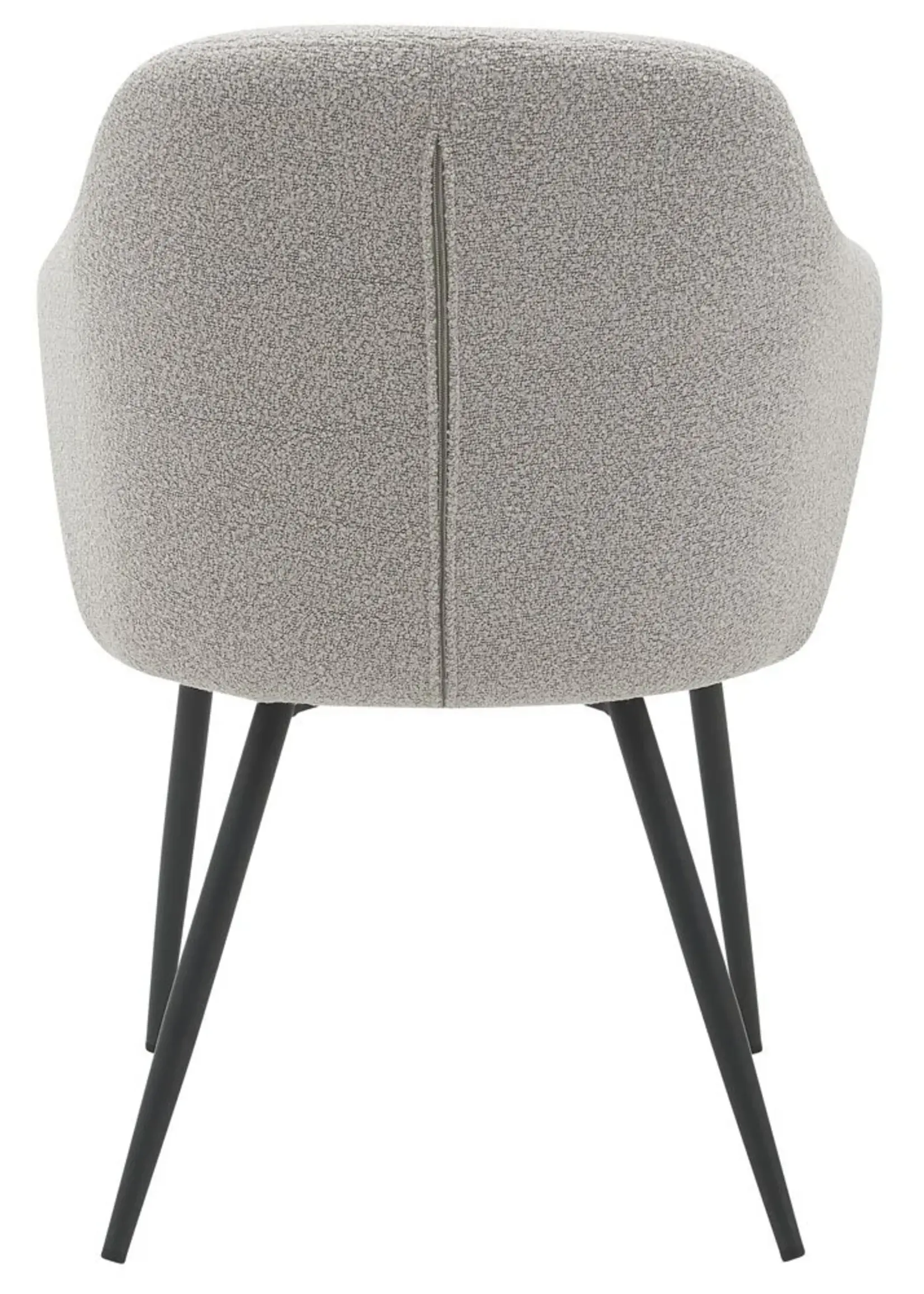 Home67 Eetkamerstoel Kendra – Bouclé – Naturel