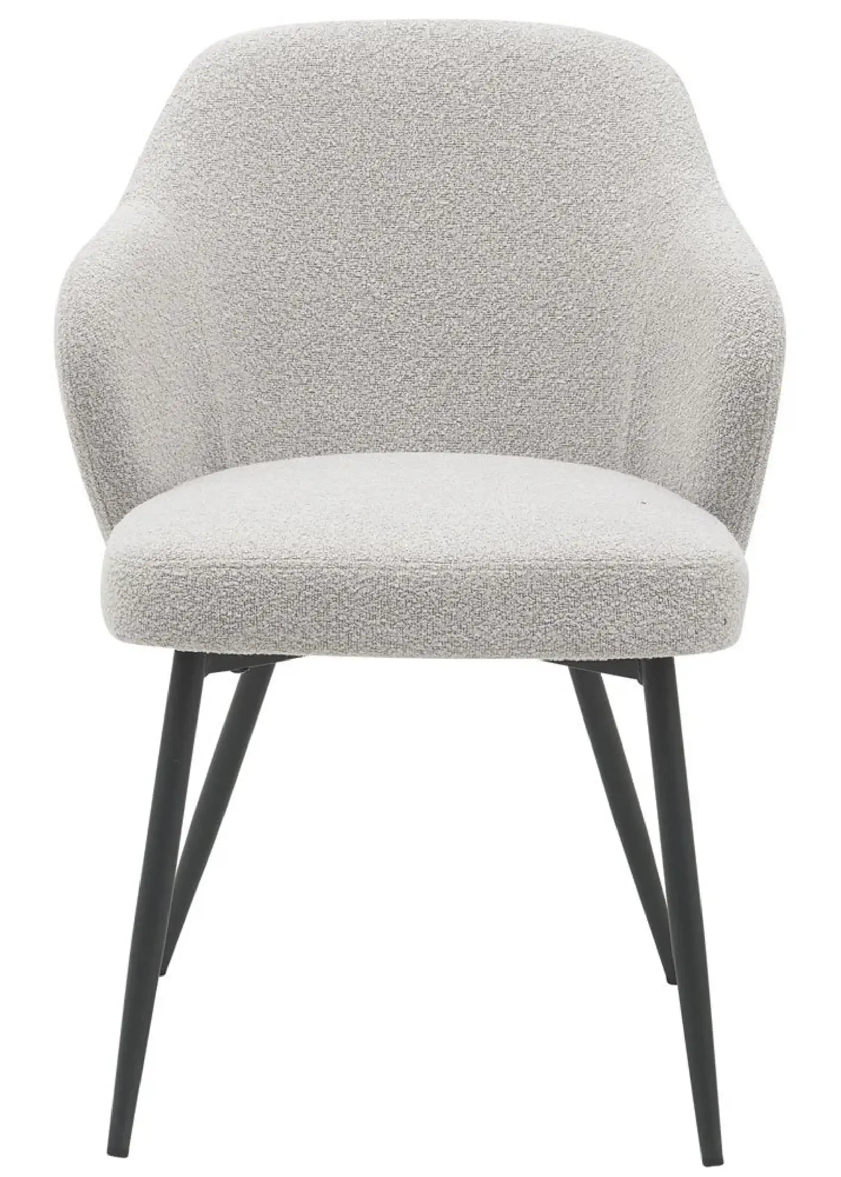 Home67 Eetkamerstoel Kendra – Bouclé – Naturel