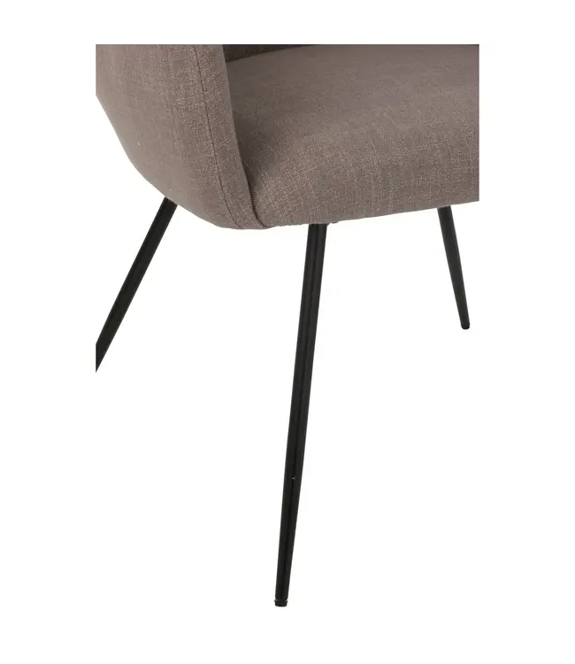 J-line  J-Line Stoel Wales Staal Schuim Taupe