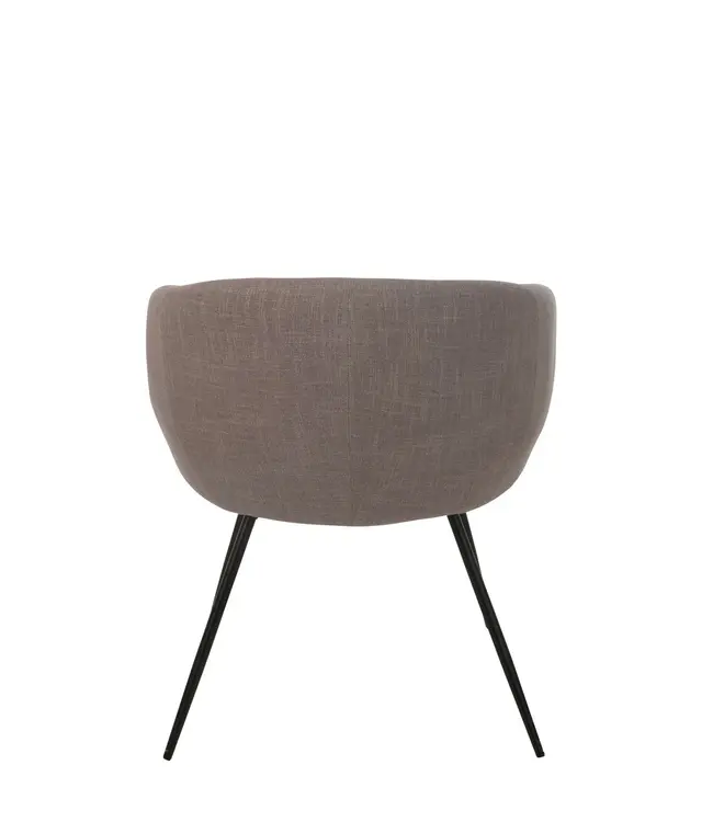 J-line  J-Line Stoel Wales Staal Schuim Taupe