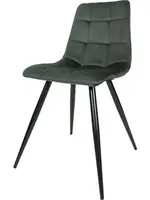 Home67 Eetkamerstoel Galgary Army Green 21 – Vintage Velvet