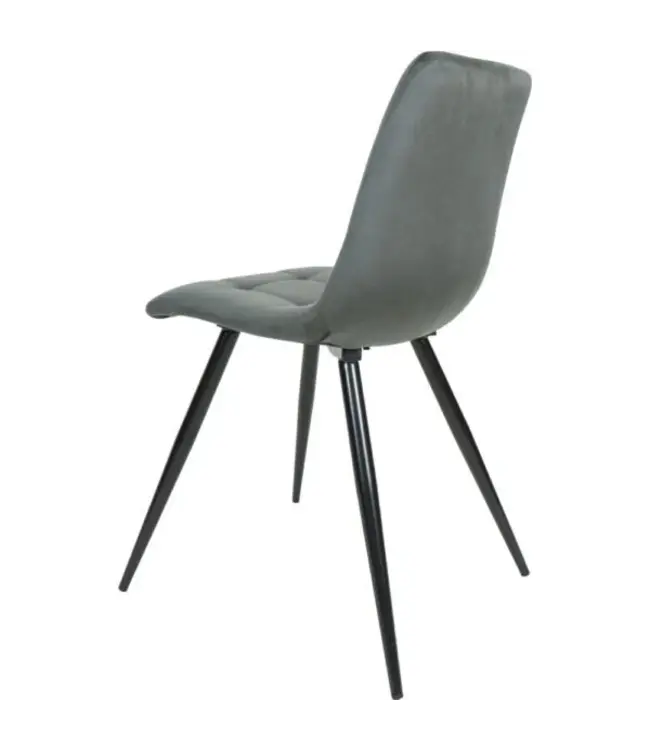 Home67 Eetkamerstoel Galgary Army Green 21 – Vintage Velvet