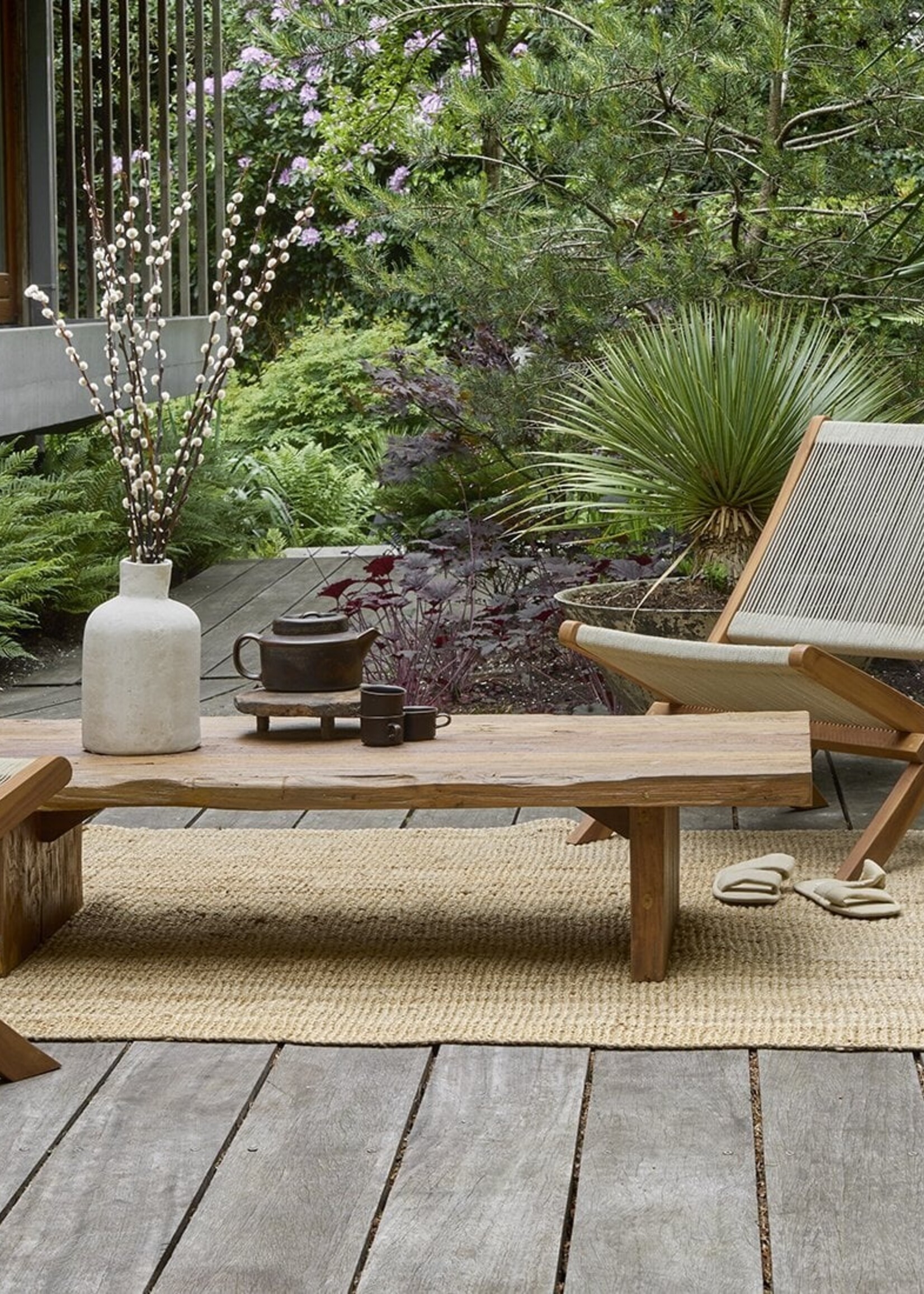 Raw materials Teakhouten salontafel