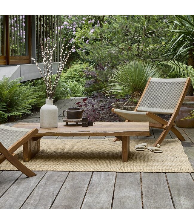 Raw materials Teakhouten salontafel