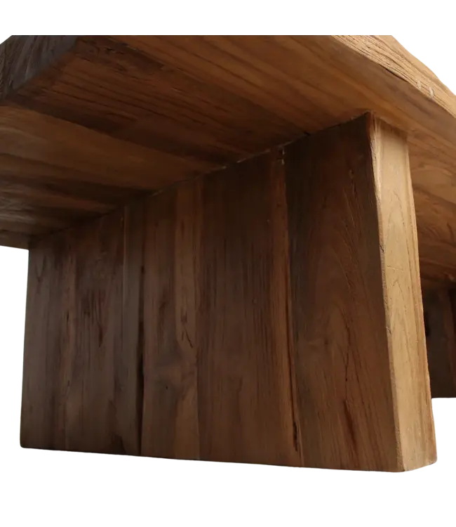 Raw materials Teakhouten salontafel
