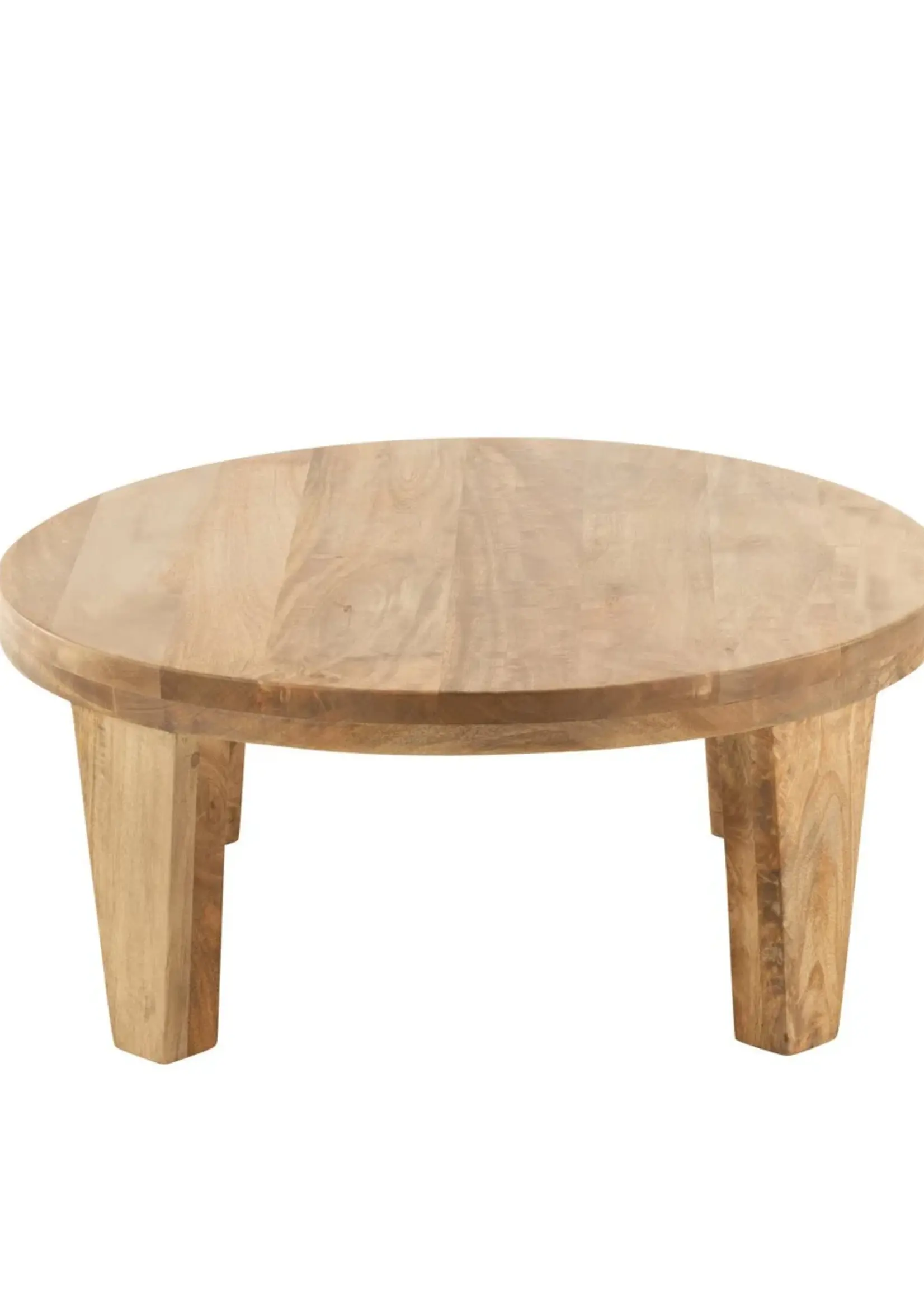 J-line  J-Line salontafel Rond Mango - hout - naturel