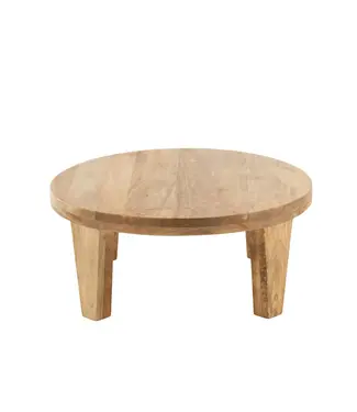 J-line  J-Line salontafel Rond Mango - hout - naturel