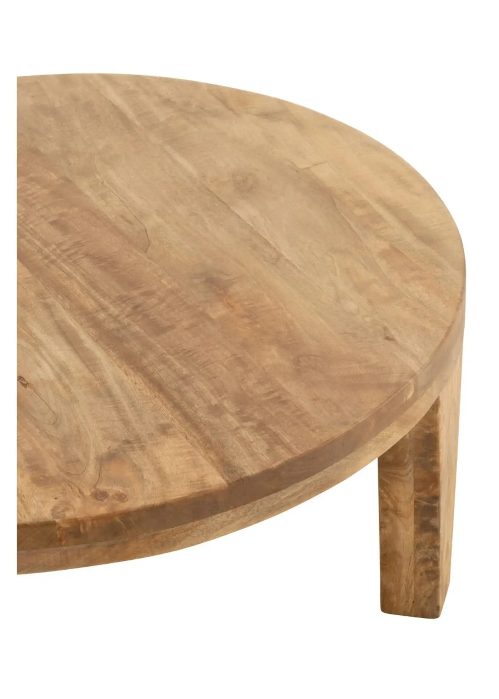 J-line  J-Line salontafel Rond Mango - hout - naturel