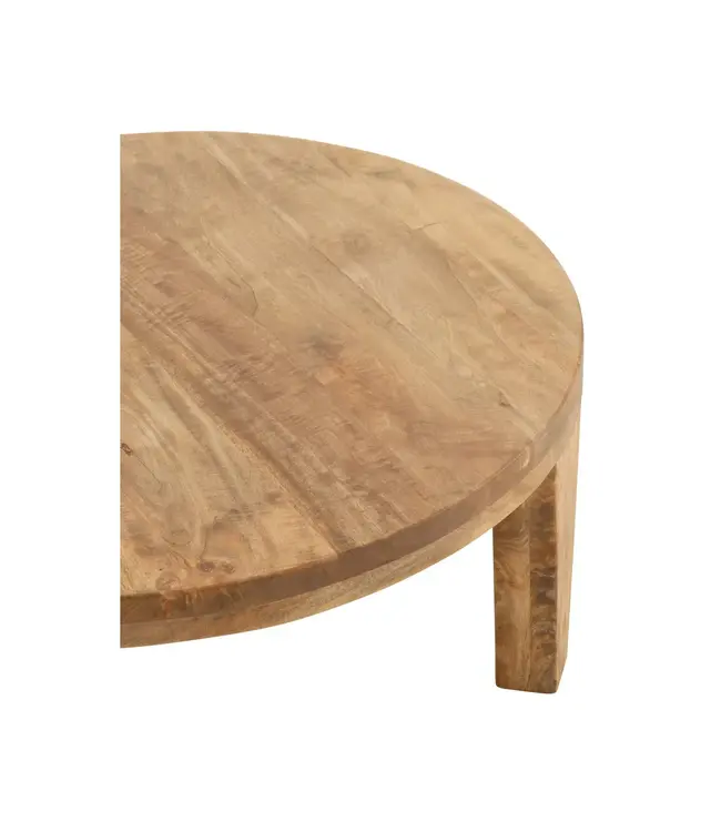 J-line  J-Line salontafel Rond Mango - hout - naturel