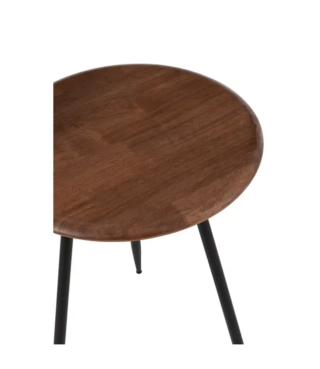 J-line  J-Line salontafel Neo - rubber - naturel/zwart - set van 2