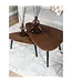 Home67 Salontafel Jamal – Espresso Mangohout – Set van 2