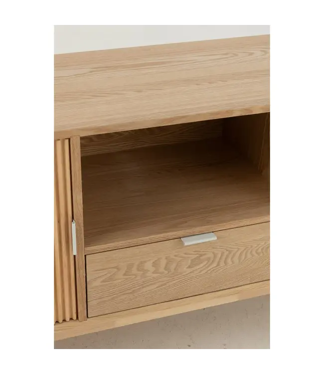 J-line  J-Line kast Rond - dennenhout - naturel - small