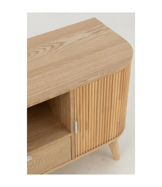 J-line  J-Line kast Rond - dennenhout - naturel - small