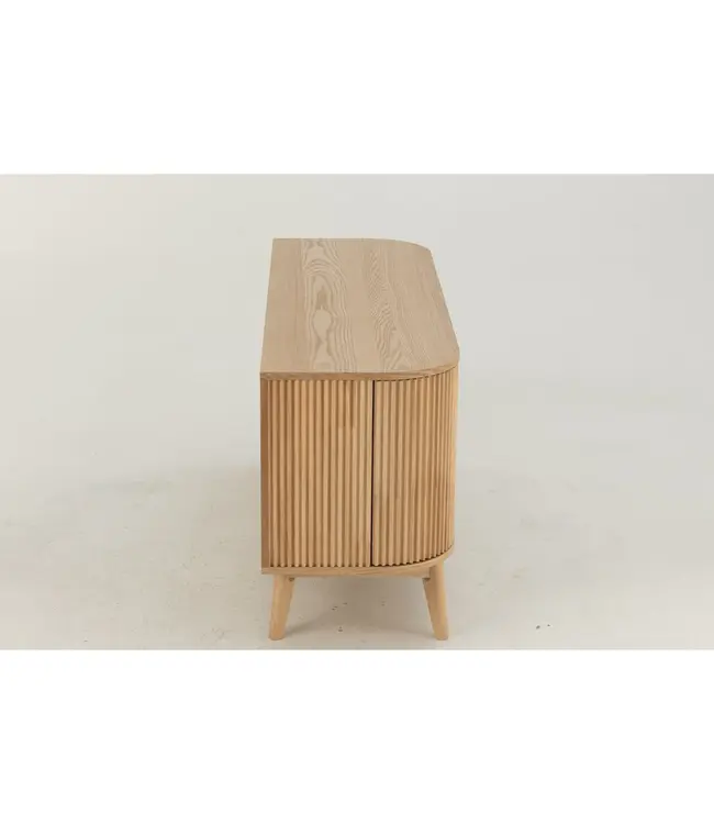 J-line  J-Line kast Rond - dennenhout - naturel - small