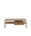 J-line  J-Line TV kast - 1 lade - hout/metaal - naturel