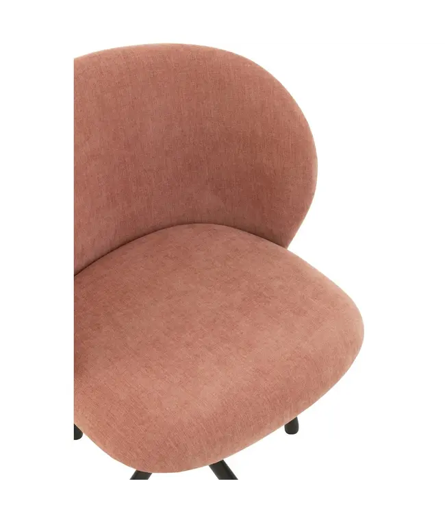 J-line  J-Line stoel Turn/Up/Down - textiel - lichtroze