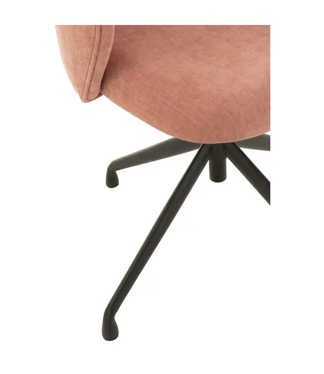 J-line  J-Line stoel Turn/Up/Down - textiel - lichtroze