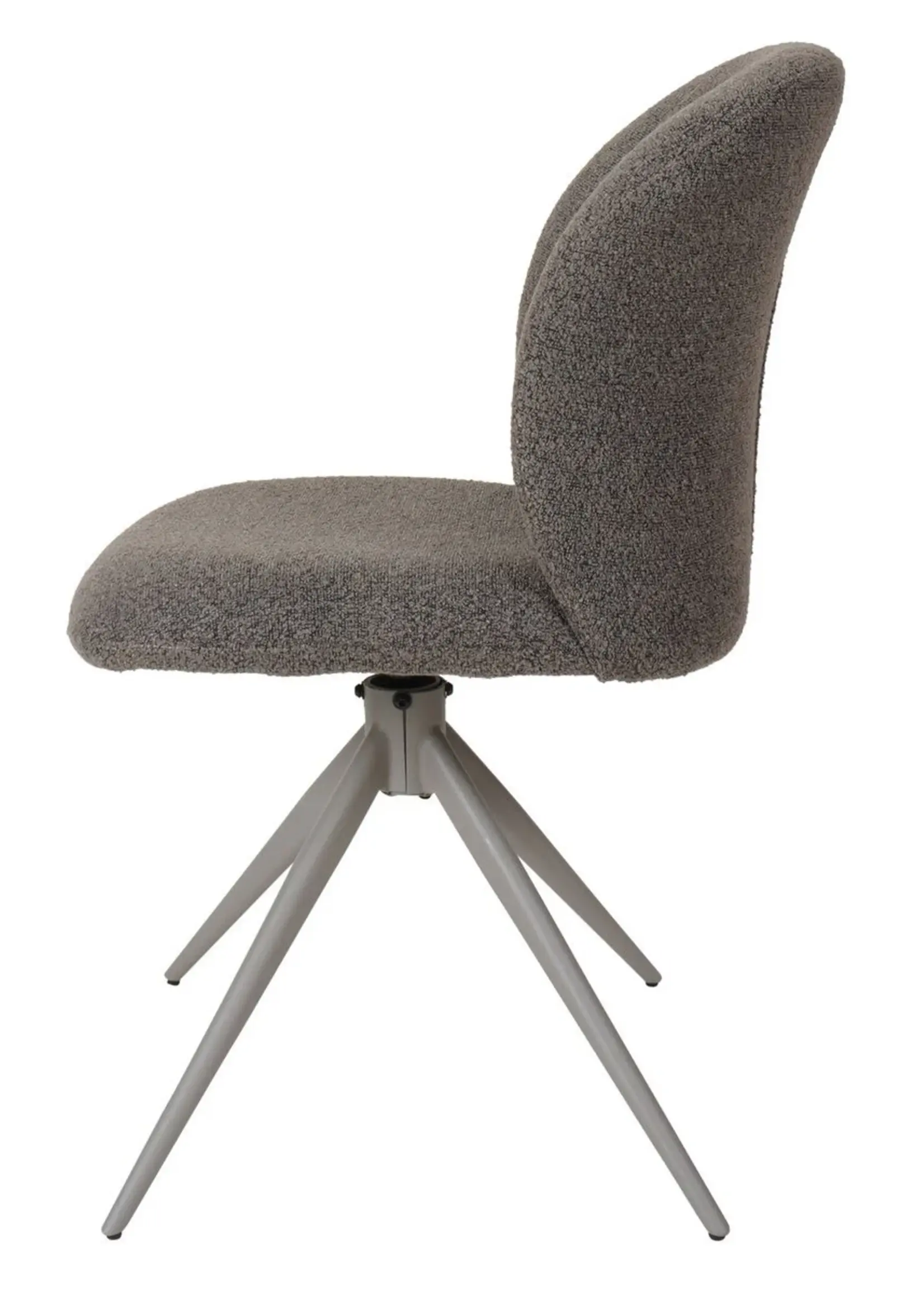 Home67 Eetkamerstoel Cosmo – Bouclé – Brown