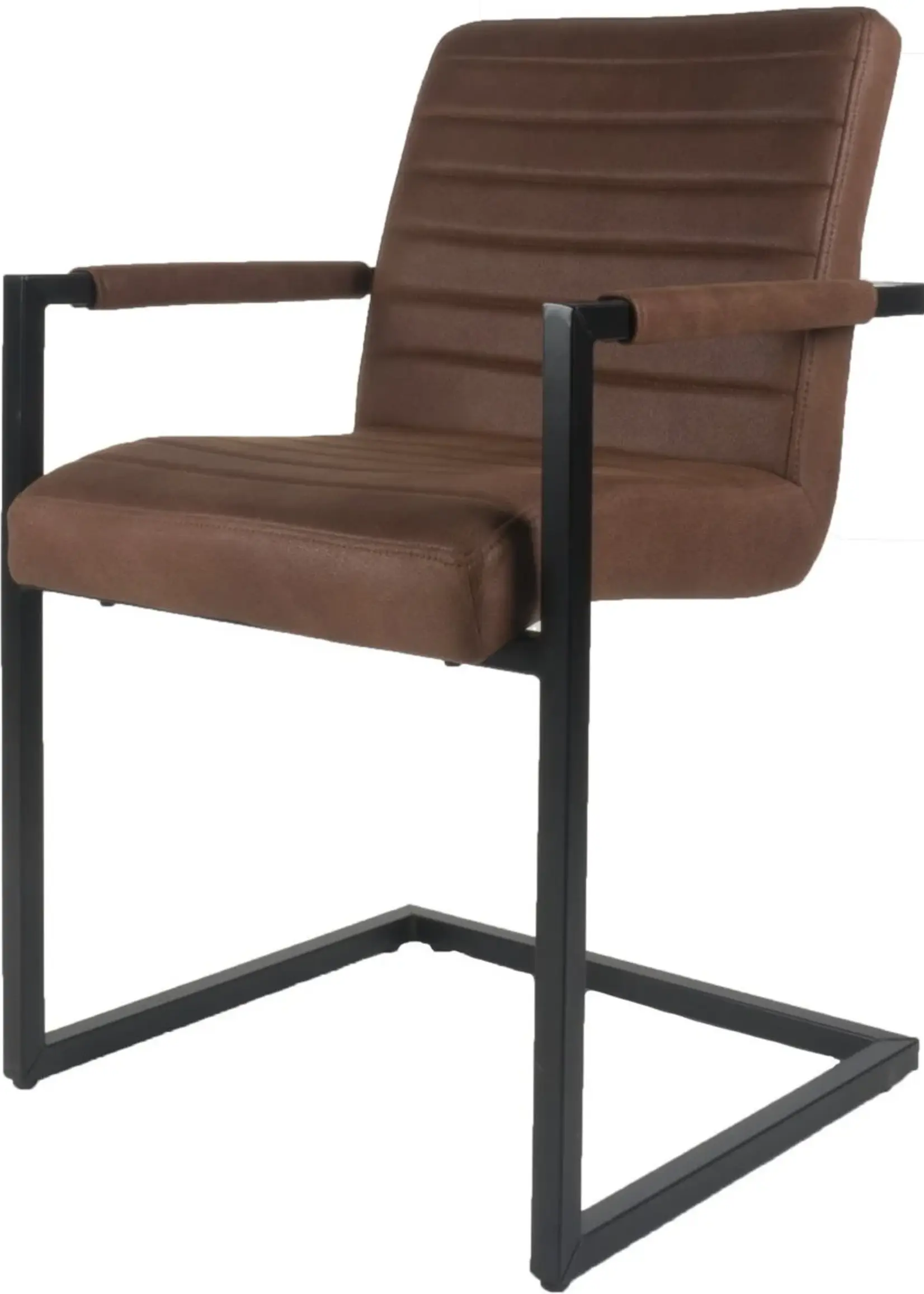 Home67 Eetkamerstoel Toronto Cognac (per 2 stuks)