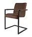 Home67 Eetkamerstoel Toronto Cognac (per 2 stuks)