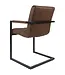 Home67 Eetkamerstoel Toronto Cognac (per 2 stuks)