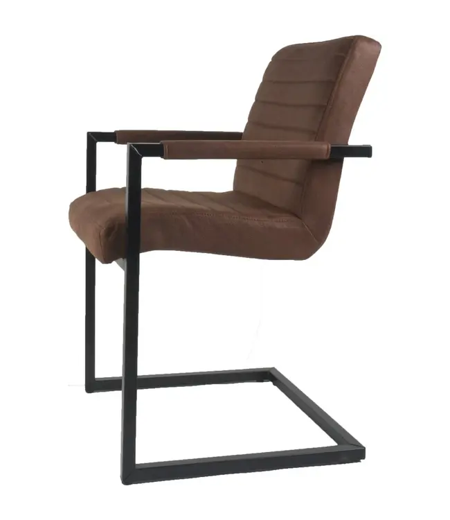 Home67 Eetkamerstoel Toronto Cognac (per 2 stuks)