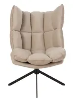 J-line  stoel Relax Kussen - textiel/metaal - beige