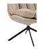 J-line  J-Line stoel Relax Kussen - textiel/metaal - beige