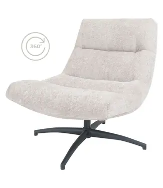 Home67 Fauteuil Quinn Clay