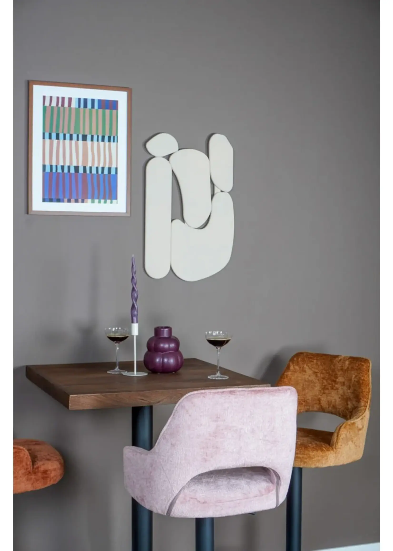 Home67 Barkruk Vivian - Perfect Harmony - Pink 63
