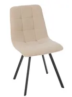 J-line  Eetstoel Clark Metaal/Polyester Wit
