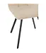 J-line  Eetstoel Clark Metaal/Polyester Wit