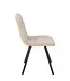 J-line  Eetstoel Clark Metaal/Polyester Wit