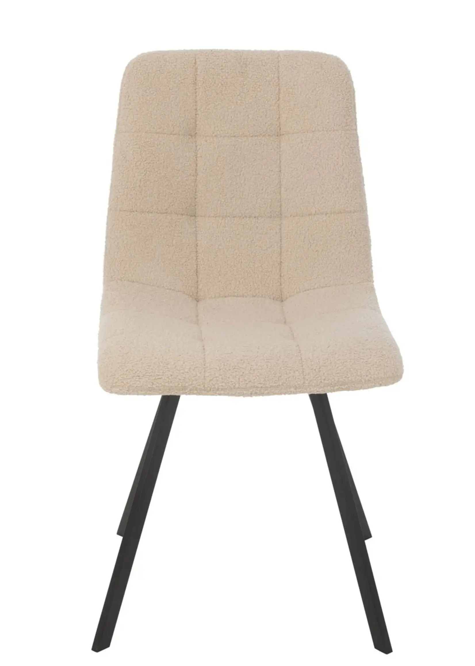 J-line  Eetstoel Clark Metaal/Polyester Wit