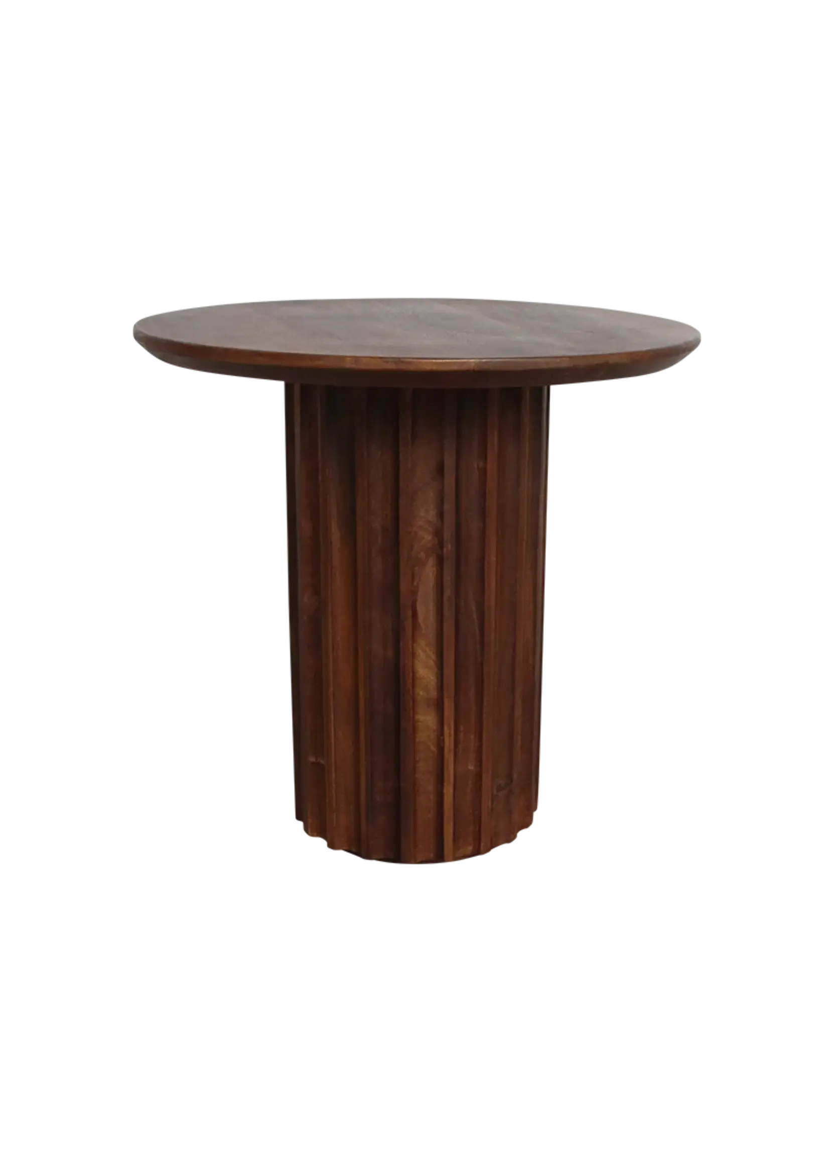 Raw materials Bullnose bijzettafel bruin 50 cm