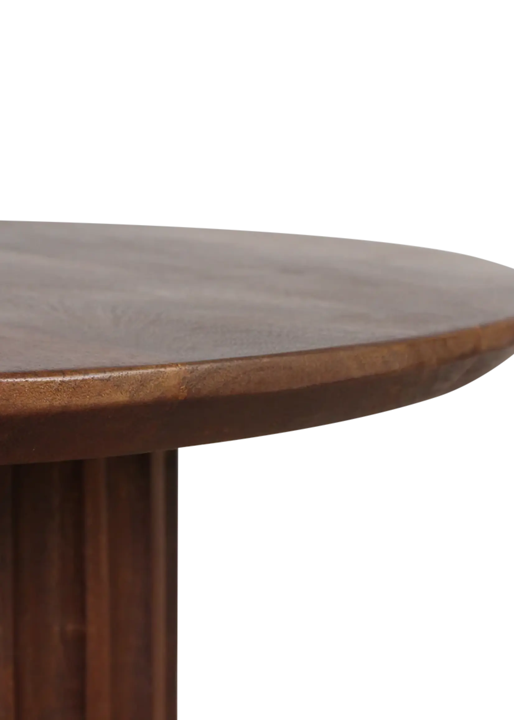 Raw materials Bullnose bijzettafel bruin 50 cm