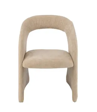 J-line  J-Line Anise Stoel Textiel Beige