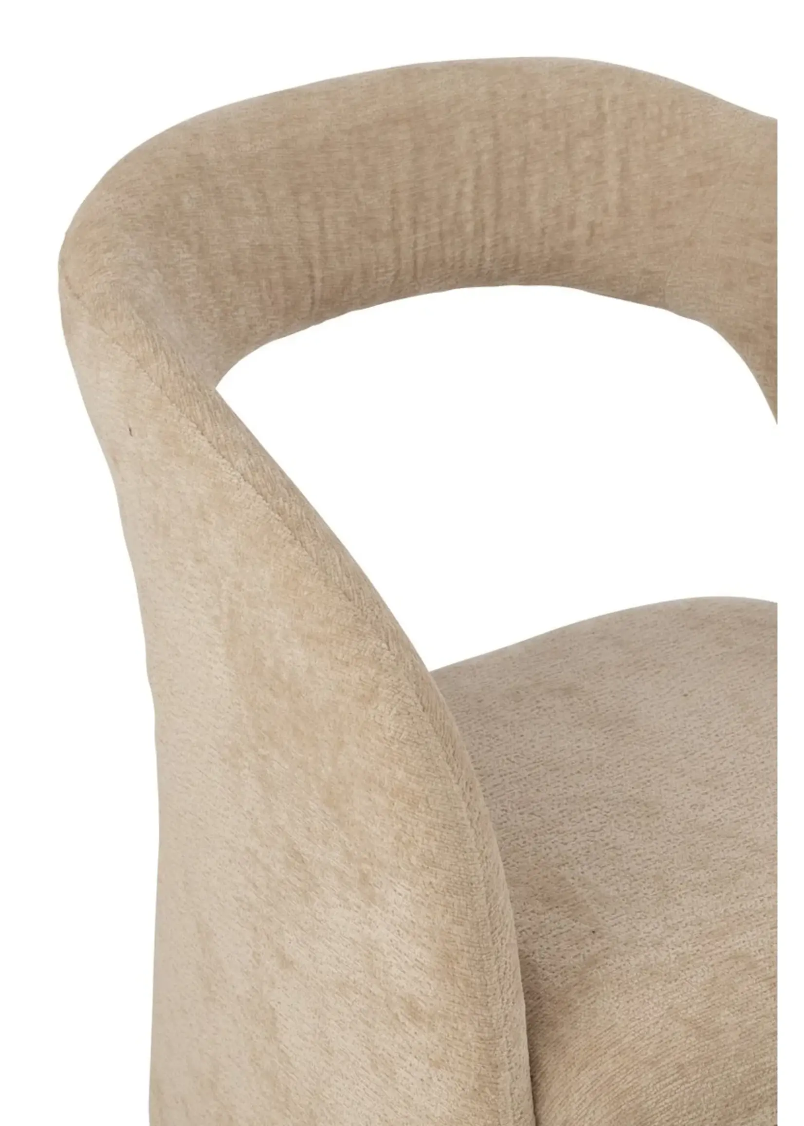 J-line  Anise Stoel Textiel Beige