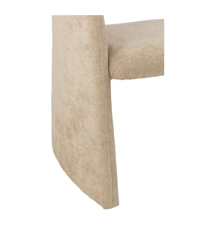 J-line  J-Line Anise Stoel Textiel Beige