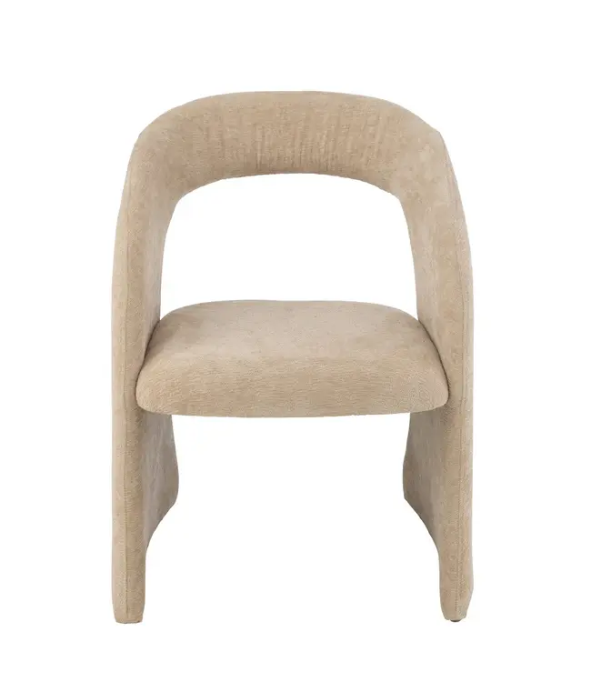 J-line  J-Line Anise Stoel Textiel Beige