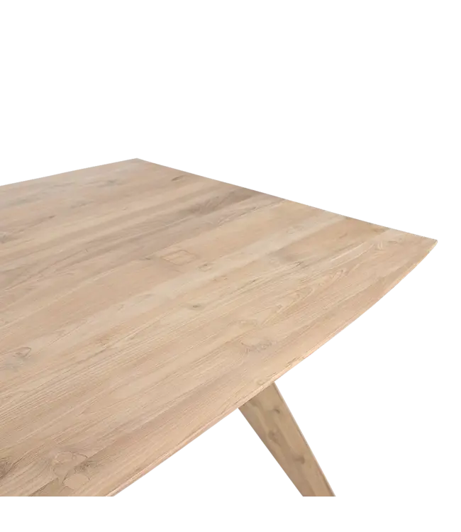 Raw materials Studio teak rectangular table 200cm